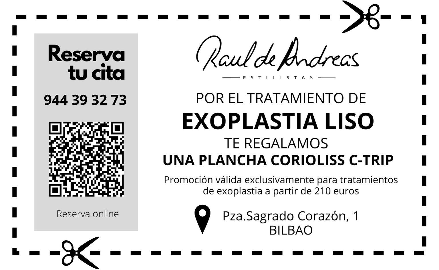 Cup&oacute;n exoplastia c-trip regalo